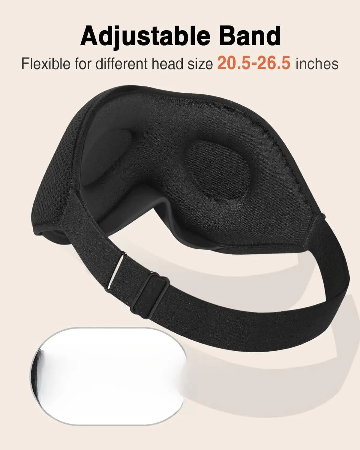 3D Sleep Mask for Side Sleepers