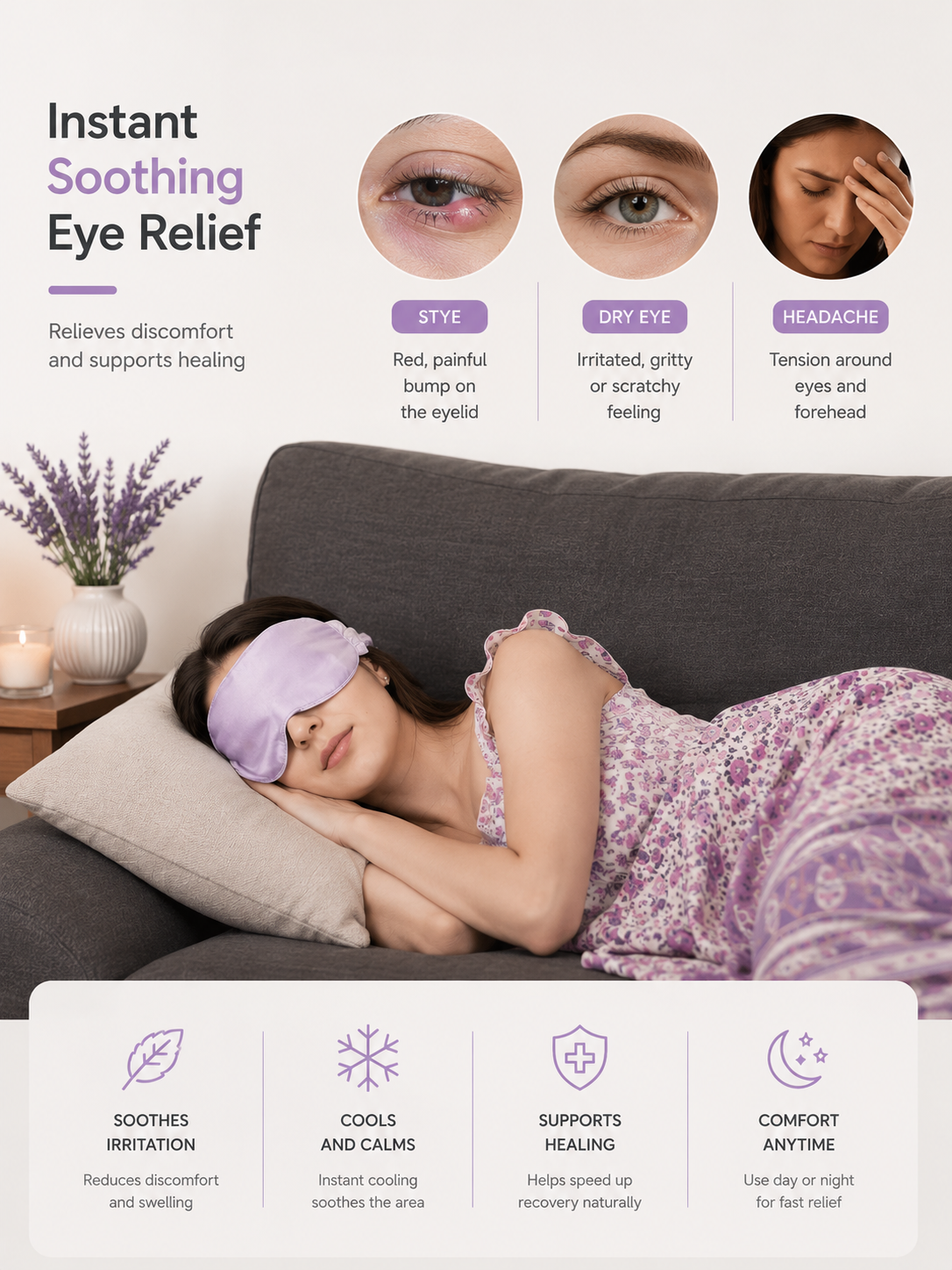 Weighted Silk Sleep Mask