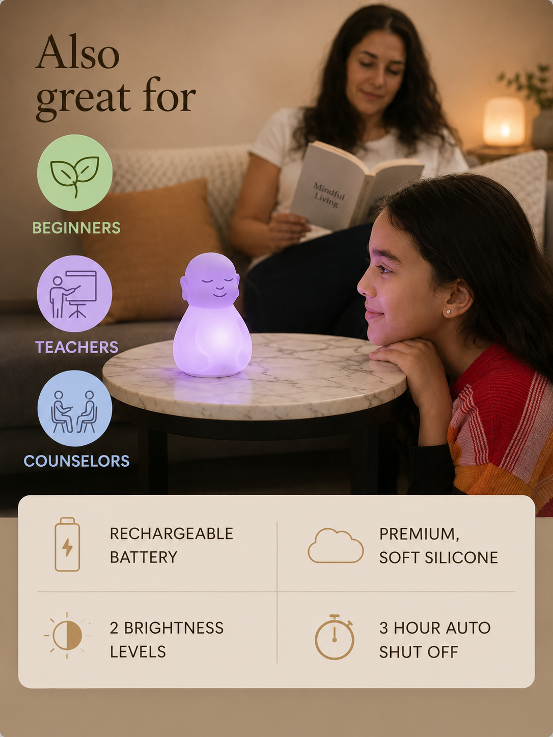 Breathing Buddha™ Mindful Night Light