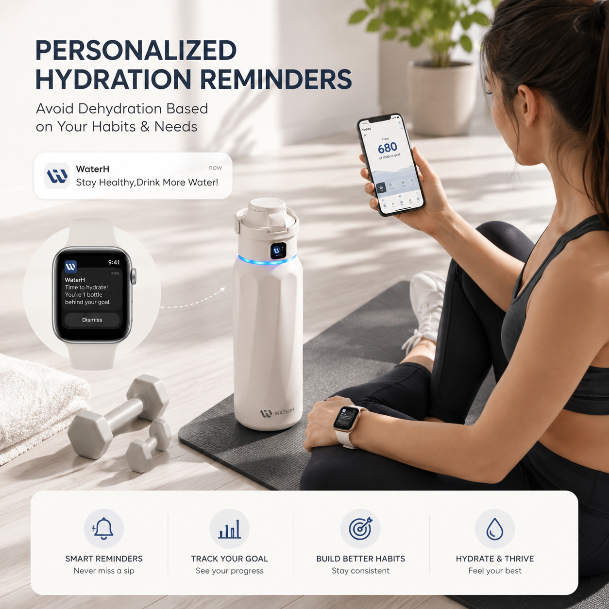 Smart Hydration Water Bottle