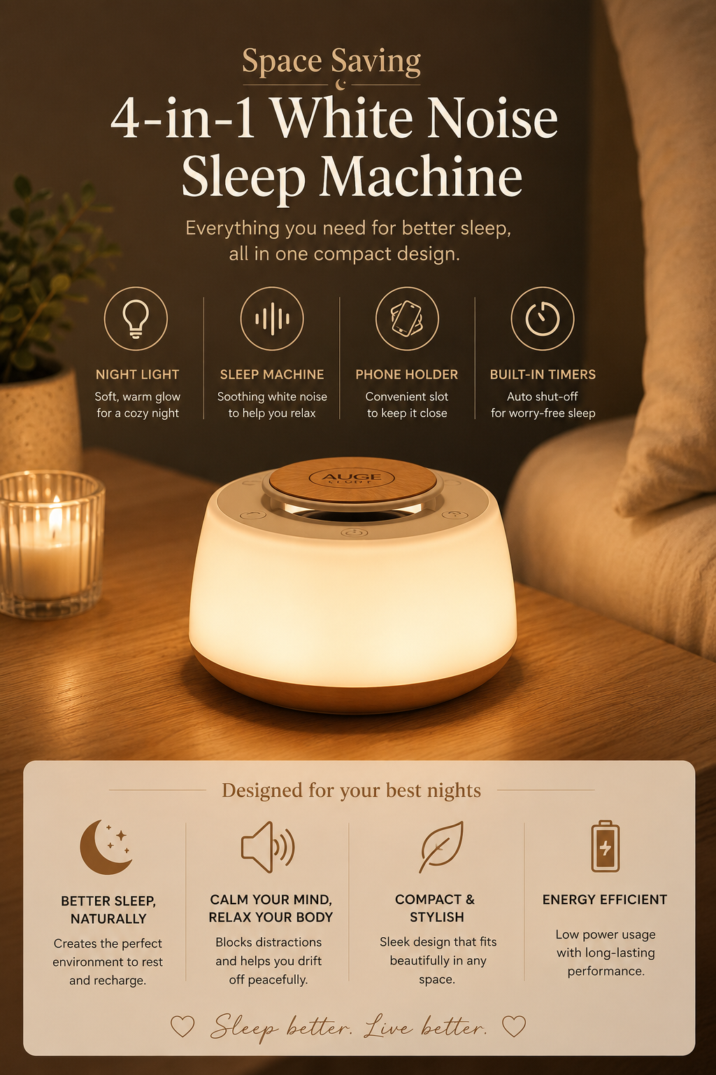 4-in-1 White Noise Machine