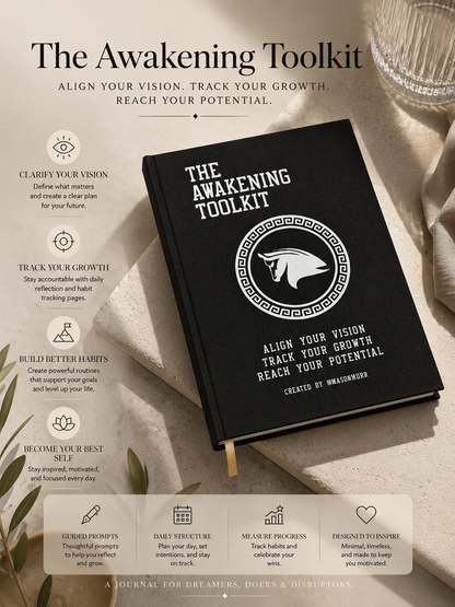 The Awakening Toolkit - Meditation & Self Mastery Guided Journal