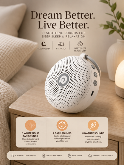 DreamWave™ White Noise Sleep Speaker