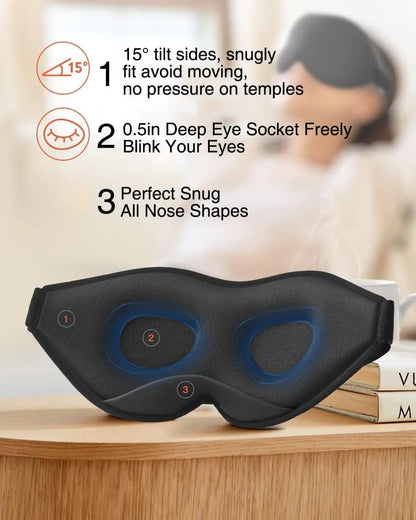 3D Sleep Mask for Side Sleepers